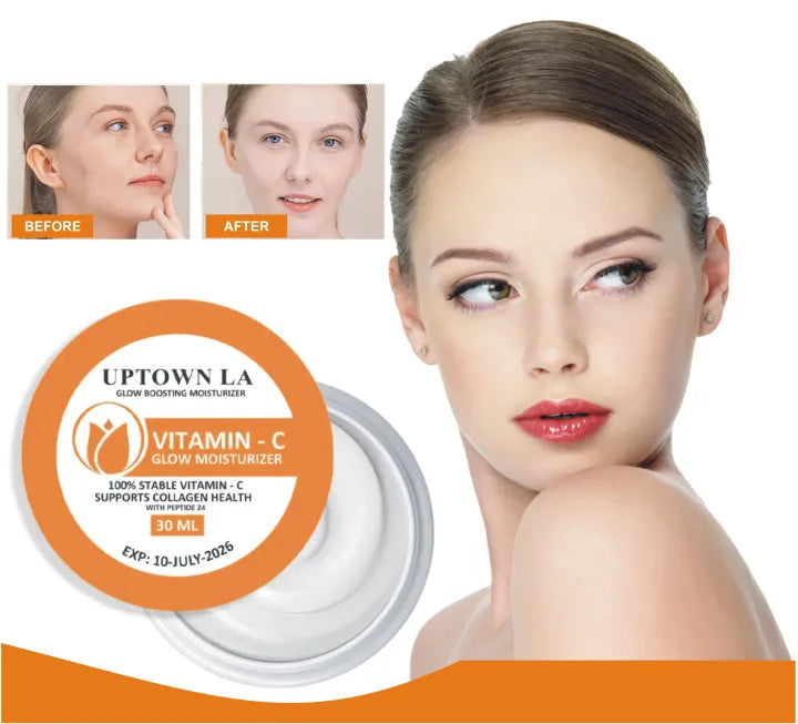 UPTOWN LA VITAMIN C GLOW BOOSTING MOISTURIZER with 100 % vitamin C 30 ml